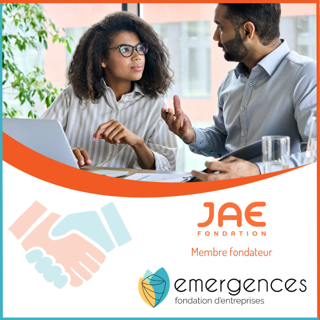 La Fondation JAE engagée dans le mécénat de compétences auprès de la Fondation Émergences